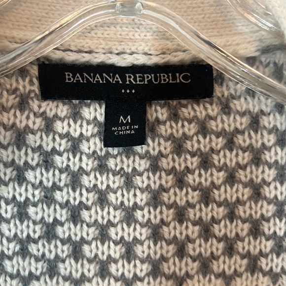 Banana Republic Boho Fringe Cardigan Sweater  - Size Medium - Picture 2 of 3